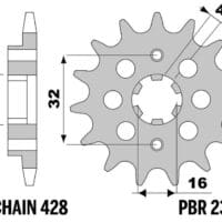 800Wx800H-1149259001-1 PBR Standaard voortandwiel 2346 - 428