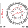 JT SPROCKETS Standaard staal achtertandwiel 1330 - 520