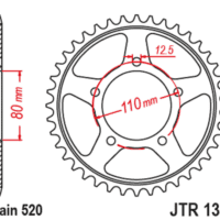 800Wx800H-1149289001-1 JT SPROCKETS Standaard staal achtertandwiel 1330 - 520