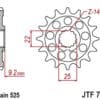 JT SPROCKETS Staal standaard voortandwiel 782 - 520