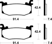 800Wx800H-1149633-1 TECNIUM Racing Remblokken - MCR512 Gesinterd metaal Carbon