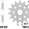 800Wx800H-1151197001-1 PBR staal standaard voor tandwiel 2342 - 520