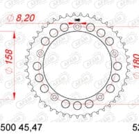 800Wx800H-1151546002-1 AFAM Standaard staal achtertandwiel - 520