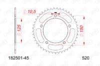 800Wx800H-1151547001-1 AFAM Standaard staal achtertandwiel - 520