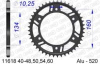800Wx800H-1152738003-1 AFAM Standaard achtertandwiel aluminium - 520