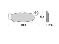 BREMBO Street Remblokken van gesinterd metaal – 07BB4380