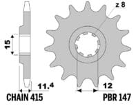 800Wx800H-1153252001-1 PBR Standaard voortandwiel staal - 415