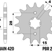 800Wx800H-1153254001-1 PBR Standaard voortandwiel staal - 420