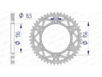 800Wx800H-1153372001-1 AFAM Standaard achtertandwiel aluminium - 520