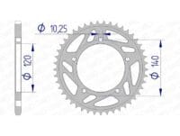 800Wx800H-1153373001-1 AFAM Standaard achtertandwiel aluminium - 520