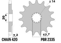 800Wx800H-1153388001-1 PBR Staal standaard voortandwiel 2335- 420