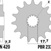 800Wx800H-1153388001-1 PBR Staal standaard voortandwiel 2335- 420