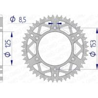 800Wx800H-1153391001-1 AFAM Standaard achtertandwiel aluminium - 520