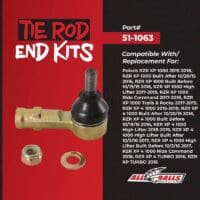 ALL BALLS Stuurstangeind-kit alleen buiten