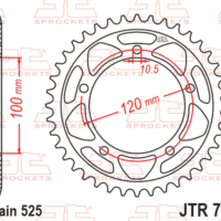 800Wx800H-1155376003-1 JT SPROCKETS Standaard achtertandwiel staal - 524