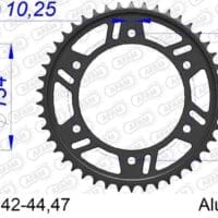 800Wx800H-1155603001-1 AFAM Standaard achtertandwiel aluminium - 525