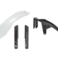 800Wx800H-1156118002-1 RACETECH Voorspatbord + vorkbeschermers set – Wit/Zwart