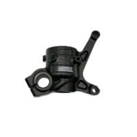 SHOWA WORKS Vorkbevestiging links – CNC – Zwart