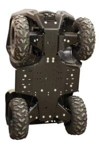 IRON BALTIC Complete skidplateset - Yamaha Grizzly 700 - kunststof