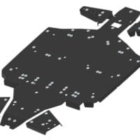 800Wx800H-1157303-1 IRON BALTIC Complete skidplateset - Polaris Ranger 1000 - kunststof