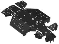 IRON BALTIC Complete skidplateset - Can-Am Outlander G3 MAX 850/1000 - kunststof