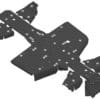 800Wx800H-1157330-8 IRON BALTIC complete skidplateset - Loncin X-Wolf 1000 - kunststof