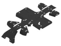 IRON BALTIC Complete skidplateset - Kawasaki 450 Brute Force - kunststof
