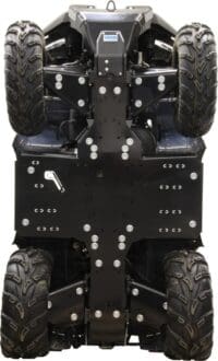 IRON BALTIC Complete skidplateset - Kawasaki 450 Brute Force - kunststof