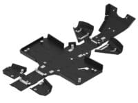 IRON BALTIC Complete skidplateset - Kawasaki 450 Brute Force - kunststof