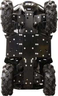 IRON BALTIC complete skidplateset - Loncin X-Wolf 1000 MUD - kunststof