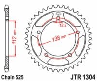 JT/JT Chain Kit 525Z3 16/43 Super-Reinforced - Standard Rear Sprocket