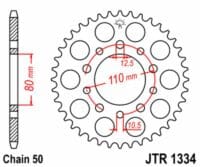 JT/JT Chain Kit 530Z3 17/42 Super-Reinforced - Standard Rear Sprocket