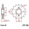 JT/JT Chain Kit 530Z3 17/42 Super-Reinforced - Standard Rear Sprocket