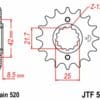 800Wx800H-3035150-5 JT/JT Chain Kit 520X1R3 14/45 Standard - Standard Rear Sprocket