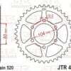 JT/JT Chain Kit 520X1R3 15/45 Standard - Standard Rear Sprocket