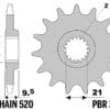 800Wx800H-3036671-3 JT/PBR Chain Kit 520HDS 13/49 Standard - Ultra-Light Rear Sprocket
