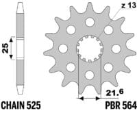 800Wx800H-3037146-3 JT/PBR Chain Kit 525Z3 16/43 Super-Reinforced - Standard Rear Sprocket