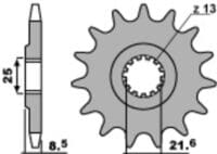 800Wx800H-3037182-3 JT/PBR Chain Kit 525Z3 15/43 Super-Reinforced - Standard Rear Sprocket