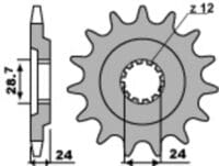800Wx800H-3037216-3 JT/PBR Chain Kit 530Z3 17/45 Super-Reinforced - Standard Rear Sprocket