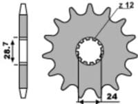 800Wx800H-3037218-3 JT/PBR Chain Kit 530Z3 17/45 Super-Reinforced - Standard Rear Sprocket