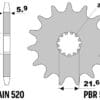 800Wx800H-3037923-3 JT/PBR Chain Kit 520HDS 14/50 Standard - Ultra-Light Rear Sprocket