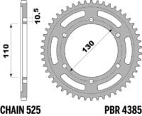 800Wx800H-3038030-2 JT/PBR Chain Kit 525Z3 16/45 Super-Reinforced - Standard Rear Sprocket