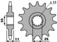 800Wx800H-3038062-3 JT/PBR Chain Kit 530Z3 17/47 Super-Reinforced - Standard Rear Sprocket