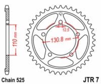 800Wx800H-3042385-2 JT Chain Kit 525Z3 17/45 Super-Reinforced - Standard Rear Sprocket