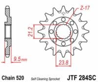 800Wx800H-3042398-4 JT Chain Kit 520HDS 14/49 Super-Reinforced - Ultra-Light Self-Cleaning Rear Sprocket