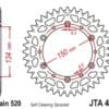 800Wx800H-3042434-2 JT Chain Kit 520HDS 14/49 Super-Reinforced - Ultra-Light Self-Cleaning Rear Sprocket