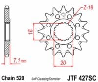 800Wx800H-3042477-5 JT Chain Kit 520HDS 13/49 Super-Reinforced - Ultra-Light Self-Cleaning Rear Sprocket
