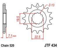 800Wx800H-3042501-5 JT Chain Kit 525X1R3 16/37 Reinforced - Standard Rear Sprocket