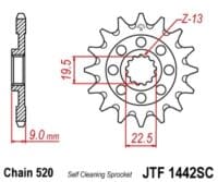 800Wx800H-3042506-5 JT Chain Kit 520HDS 13/49 Super-Reinforced - Ultra-Light Self-Cleaning Rear Sprocket