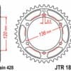 800Wx800H-3042549-2 JT Chain Kit 428HDR 16/57 Reinforced - Standard Rear Sprocket